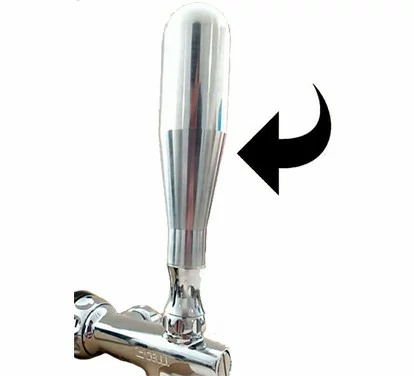 Tap Hendle Cromado para Torneira de Chopp